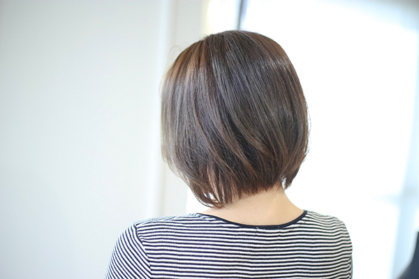 シンプルなボブ